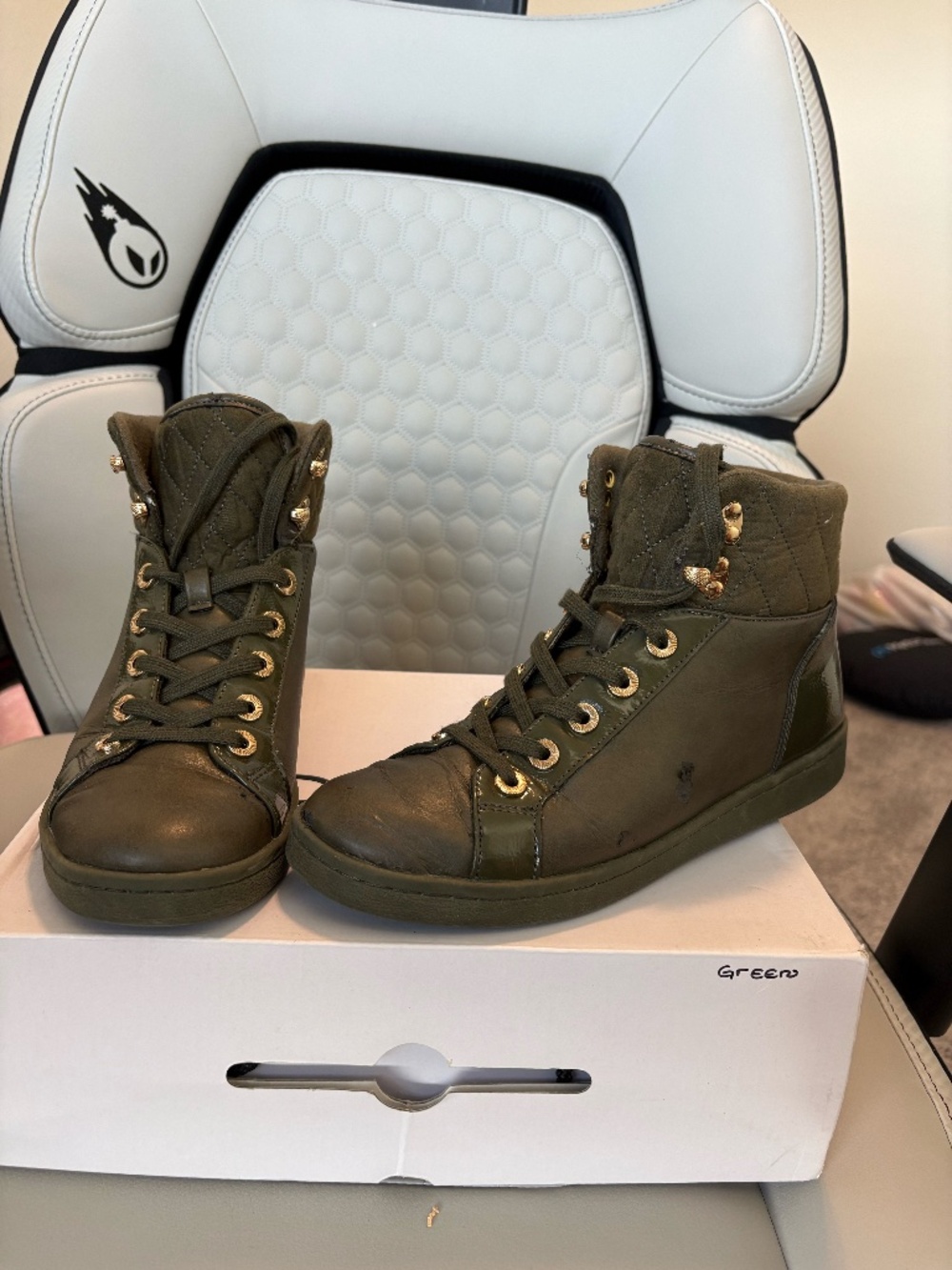 ALDO Elza Sneaker in Army Green